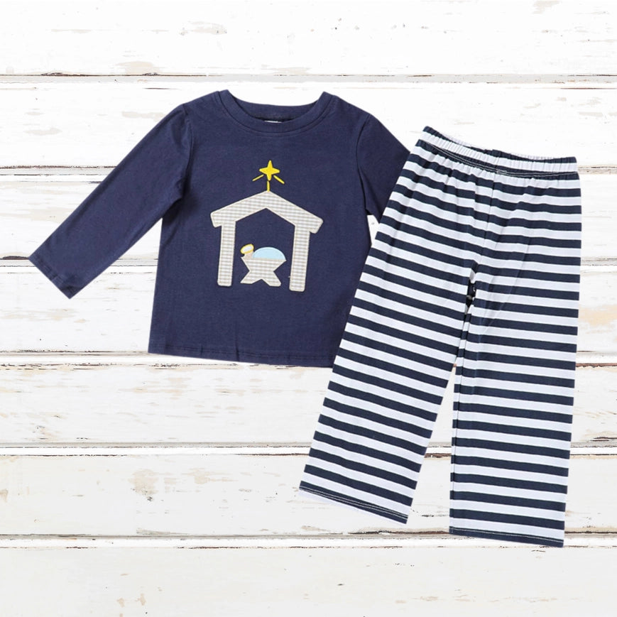 Boys Nativity Pants Set