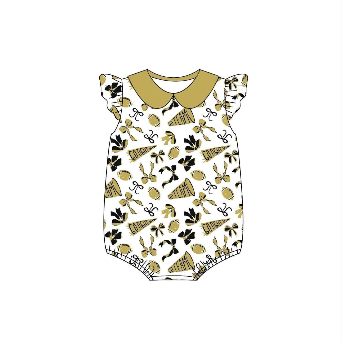 Gold/Black Gameday Bubble
