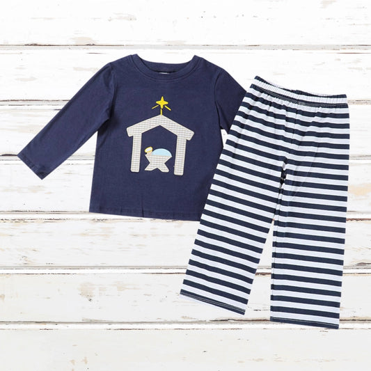 Boys Nativity Pants Set