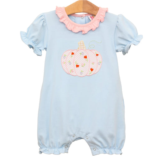 Light Blue Girl Pumpkin Bubble