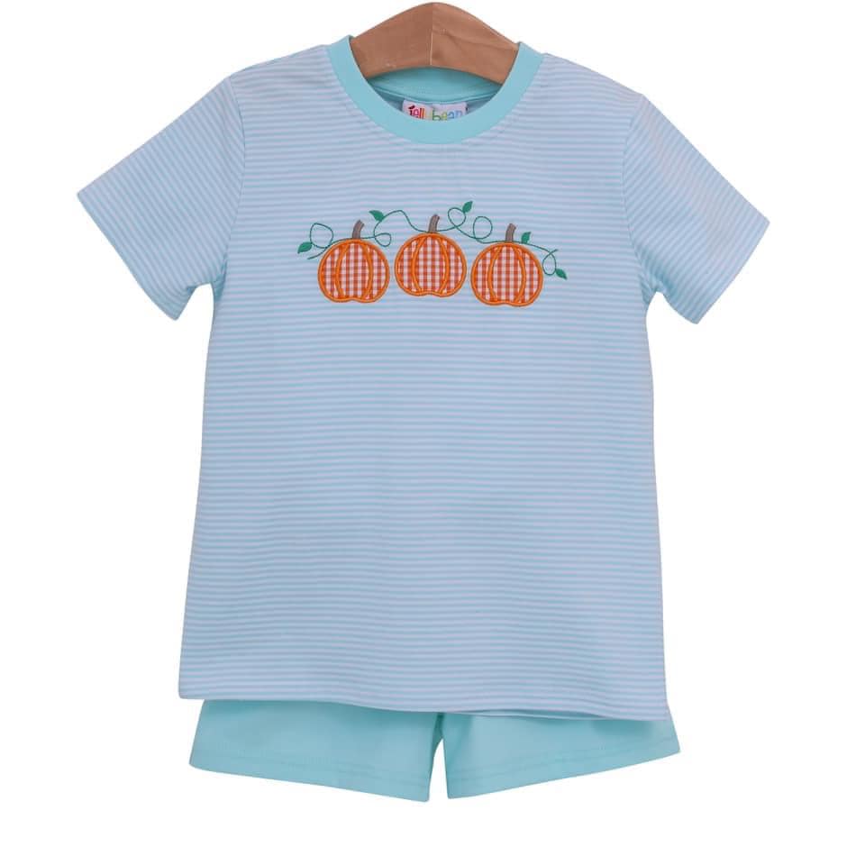Blue Stripe Pumpkin
