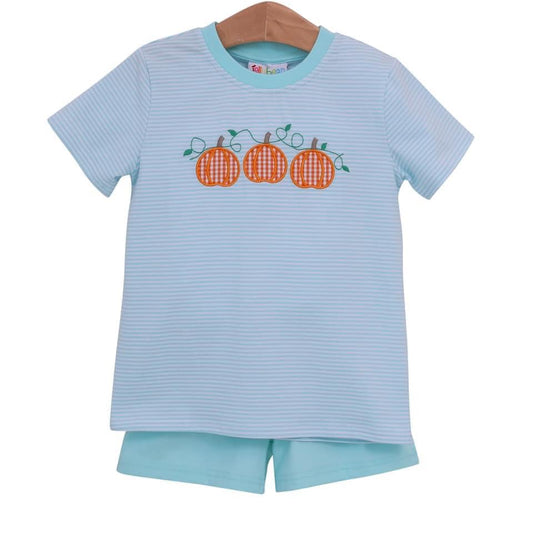 Blue Stripe Pumpkin