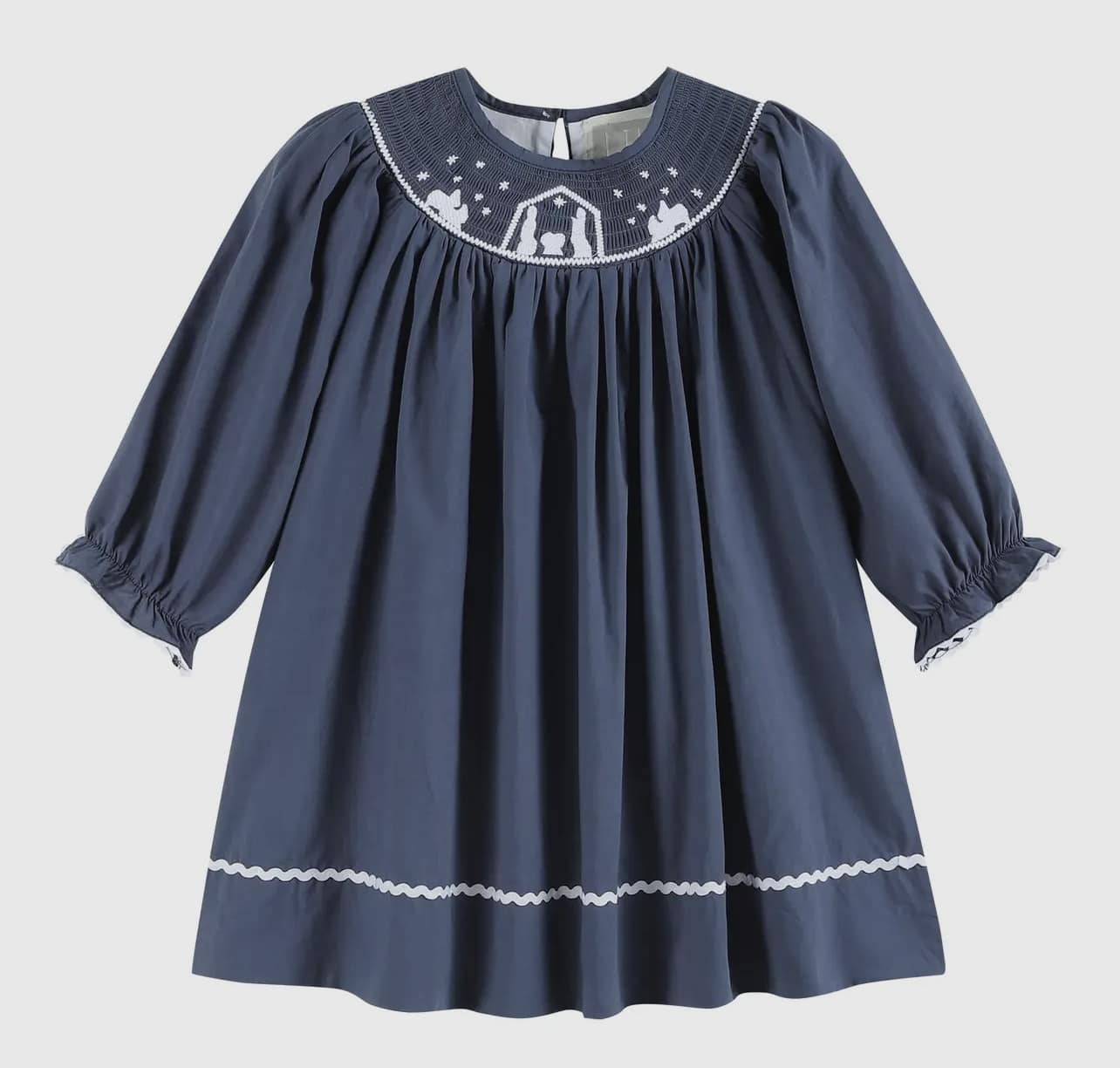Navy Blue Nativity Dress