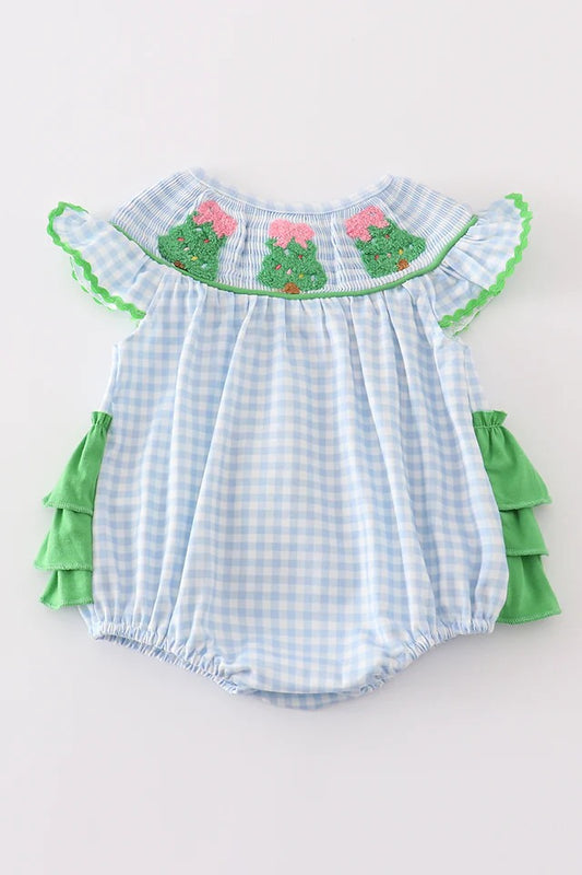 Gingham Christmas Tree Bubble