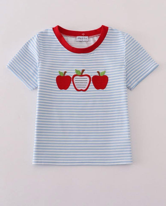 Red Stripe Apple Shirt