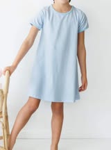Baby Blue Stripe Dress
