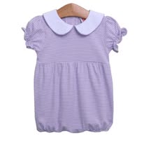 Lavender & White Stripe Bubble