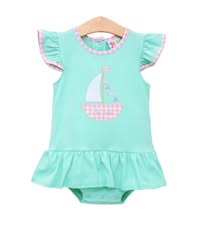 Sailboat Flutter Sleeve Bubble
