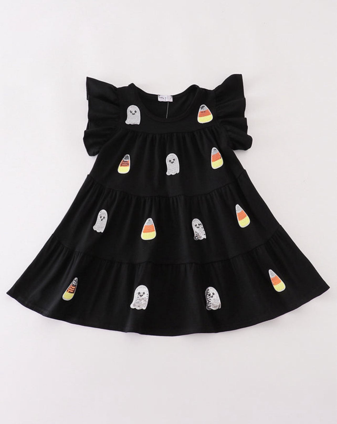 Girls Halloween Graphic Dress