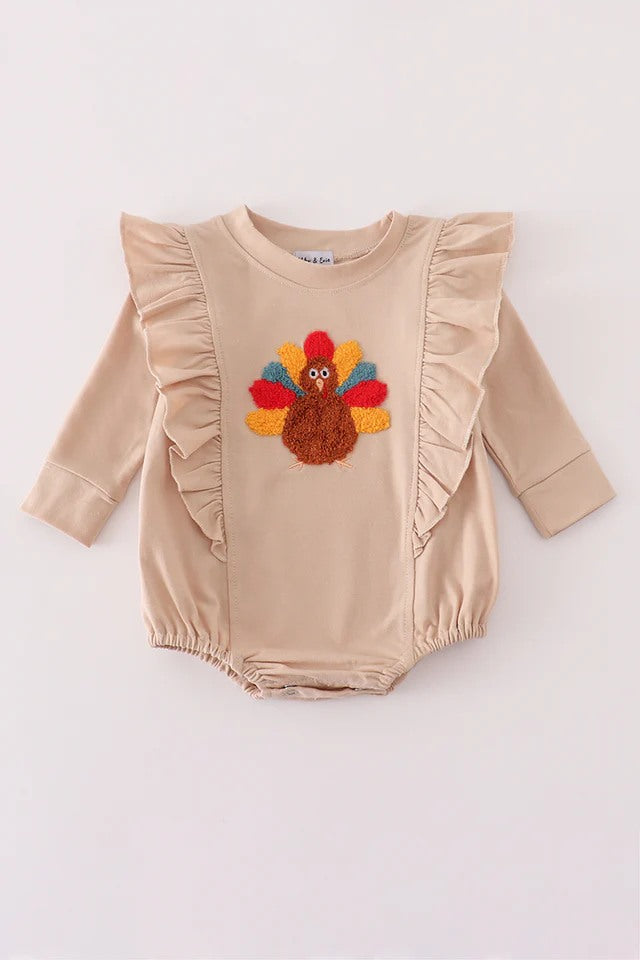 Turkey French knot ruffle bubble
