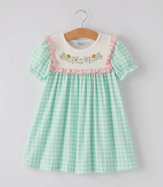 Embroidered Pumpkins Dress 🧡