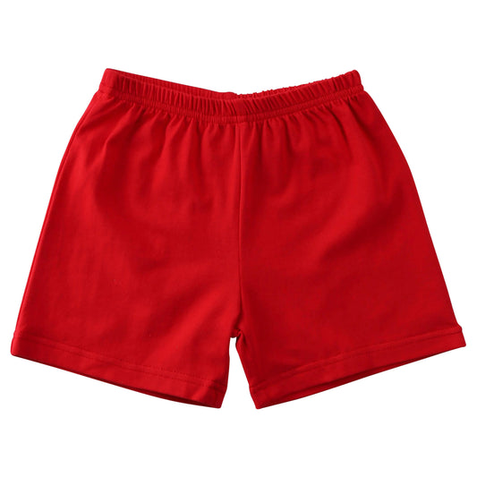 Knit Red Shorts Boys