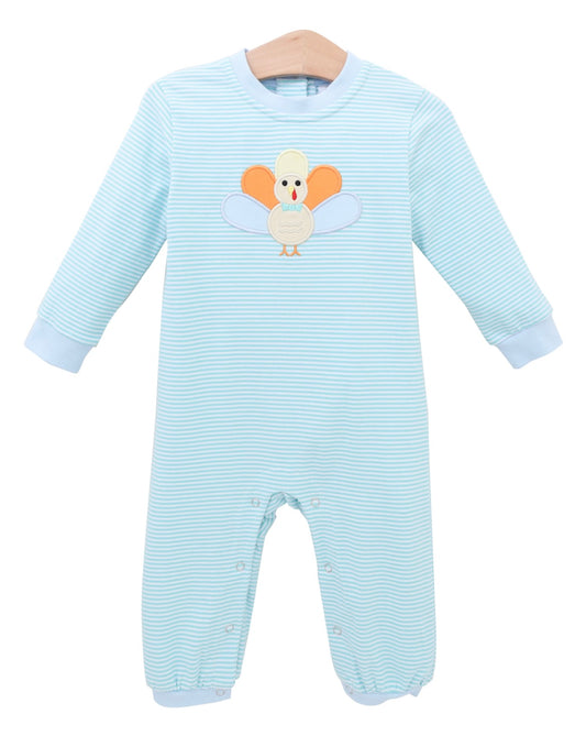 Pastel Turkey Romper