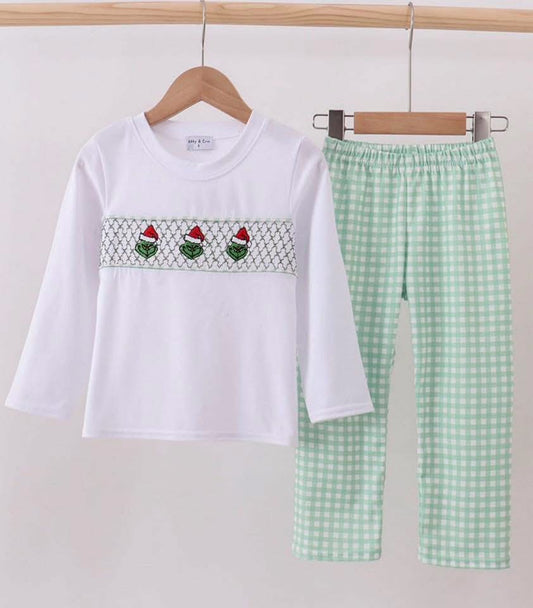Green Man Boy Outfit