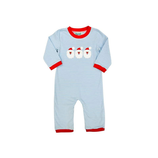 Boy Romper with Santa