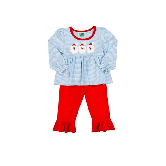 Girl Santa Set with Ruffle