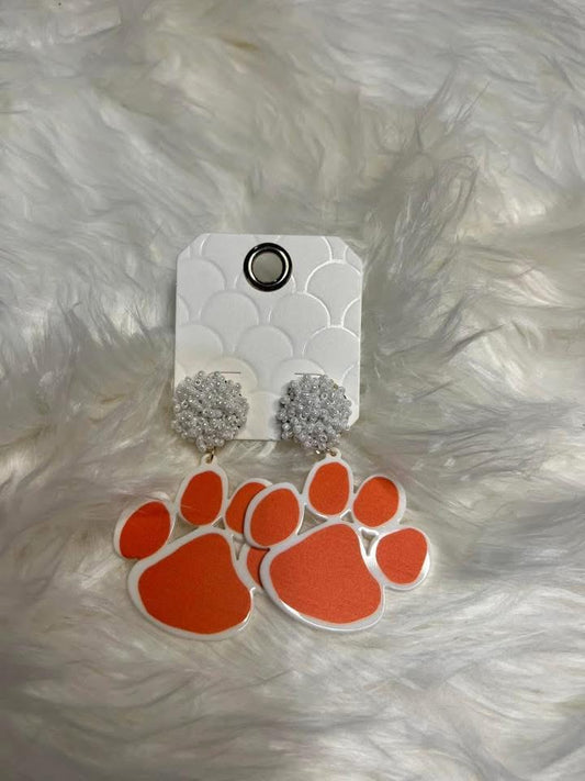 Tiger Paw Earrings