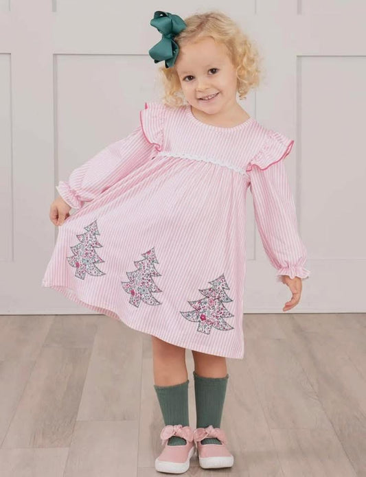 Pink Christmas Tree Dress