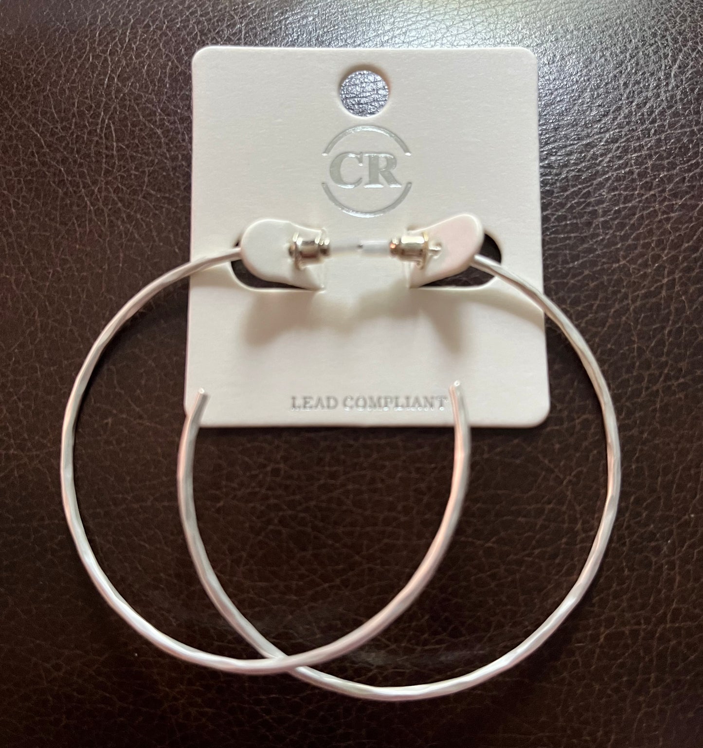 Silver Hoops