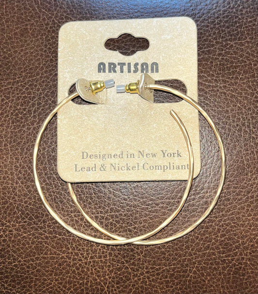 Gold Hoop Earrings