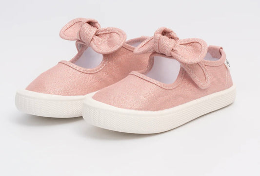 Pink Glitter Shoes