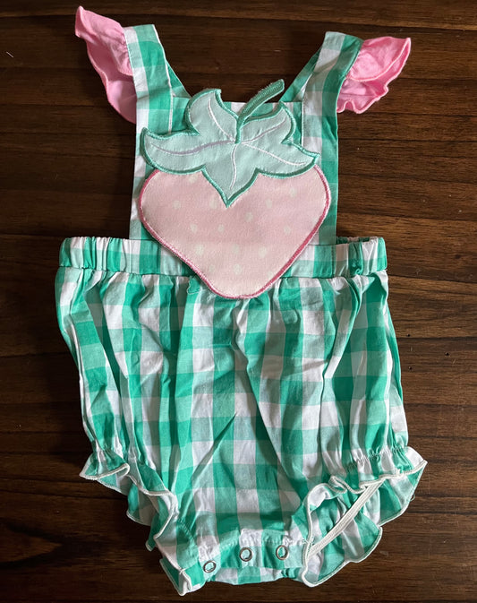 Strawberry Gingham Bubble