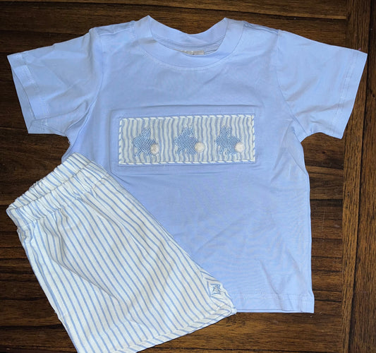 Smock Bunny Short Set