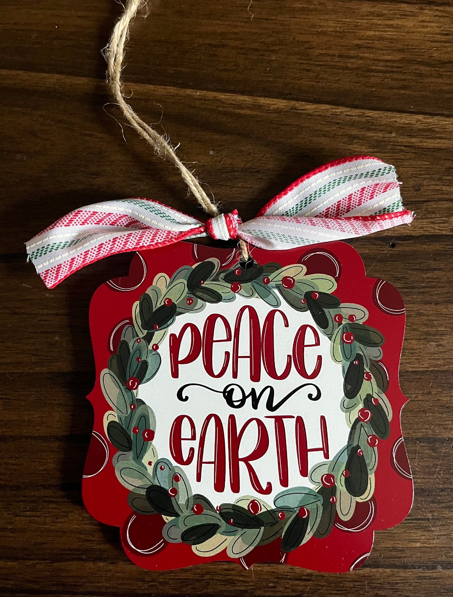 Peace on Earth Ornament