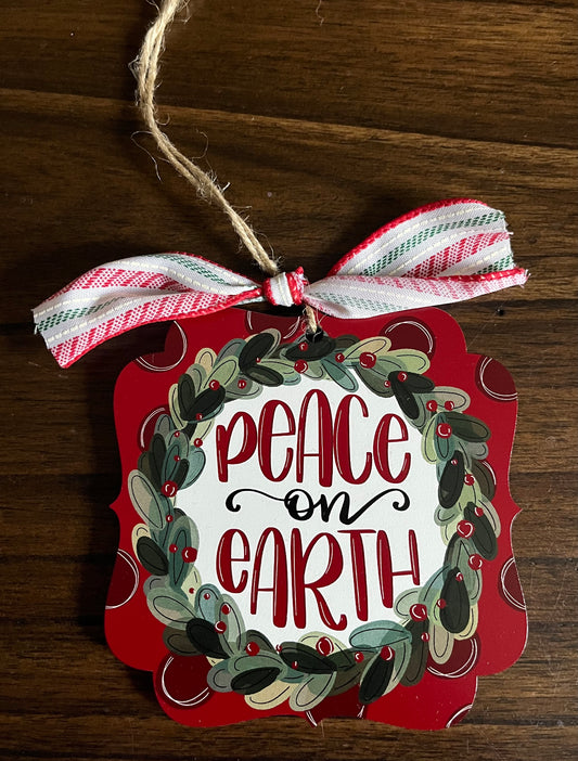 Peace on Earth Ornament