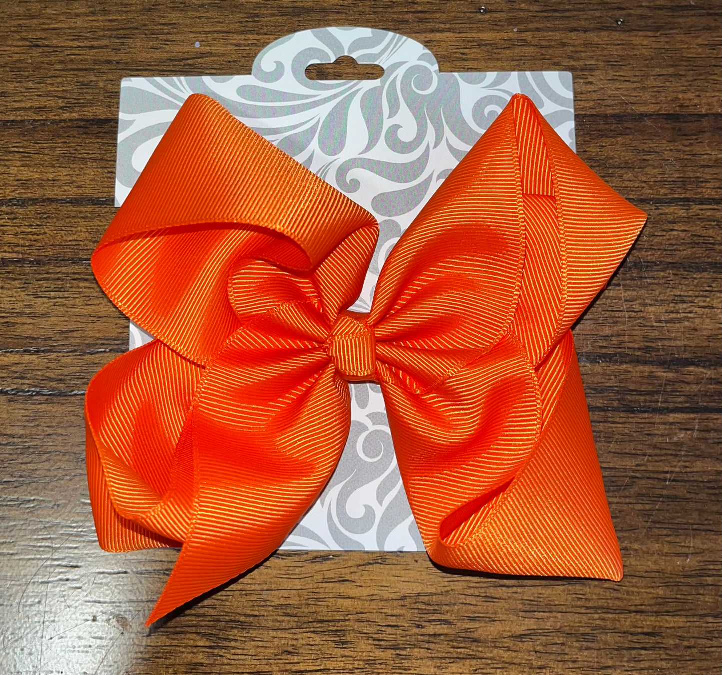 Medium Orange Bow