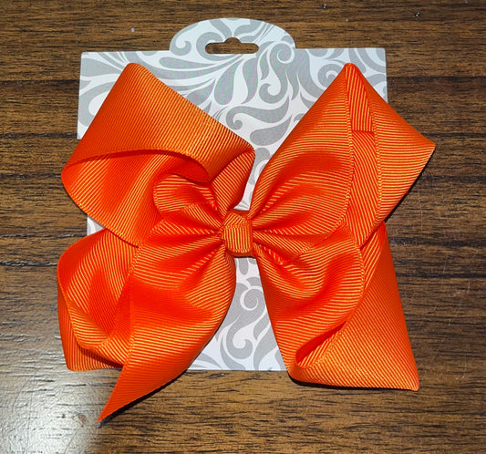 Medium Orange Bow