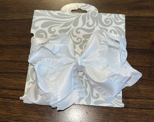 White Medium Bow