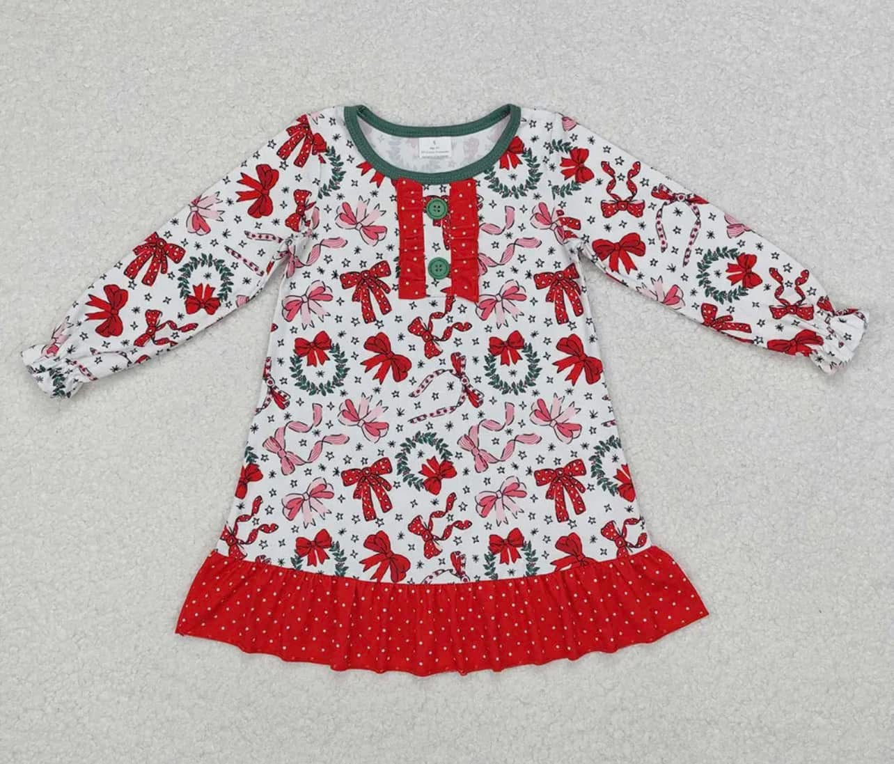 Bow Christmas Nightgown
