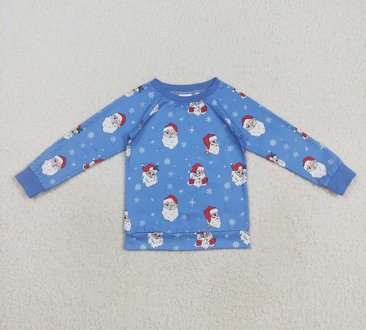Blue Santa Shirt